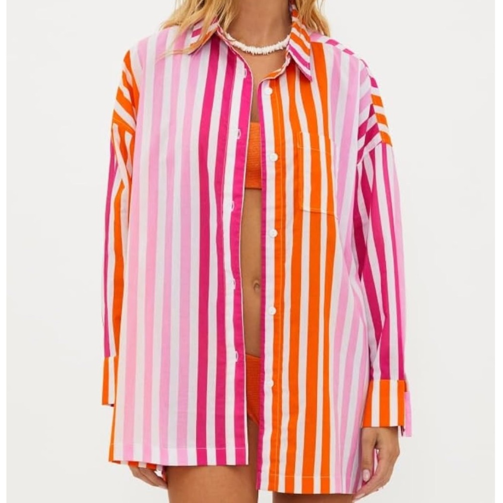 NEW Beach Riot Alexa Cover up Top Size PL